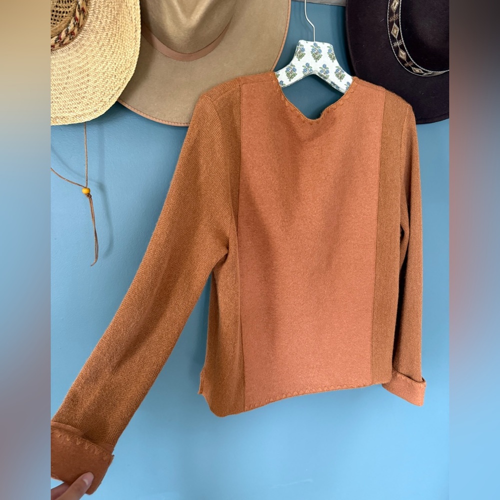 Beyond Threads Alpaca/Wool Sweater cardigan Sz Large - Picture 9 of 9